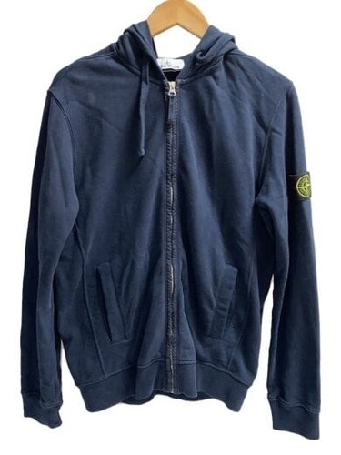 Felpa con cappuccio STONE ISLAND Zip M Cotone Navy 811563520