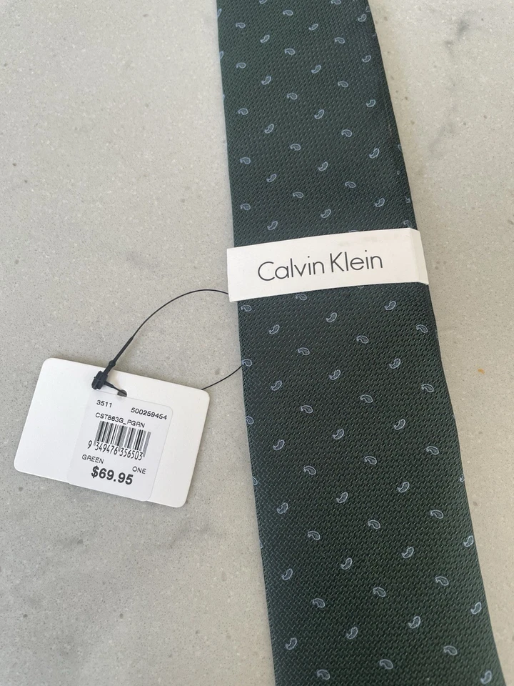 Corbata de hombre Calvin Klein SEDA - Nueva con etiqueta Foto 1 de 4