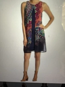 Desigual Cleopatra Shift Dress Sz 38 / 8 - Picture 1 of 10