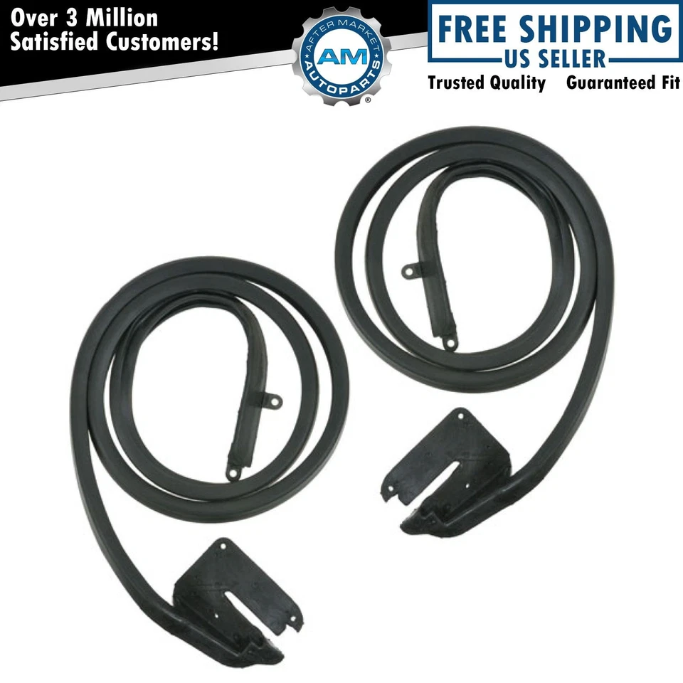 Juego de juntas de goma para puerta izquierda y derecha para Ford Mustang 69-70 Foto 1 de 1