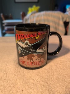 1990's Lucasfilm Fan Club INDIANA JONES THE LEGEND ceramic mug NEW - Picture 1 of 3
