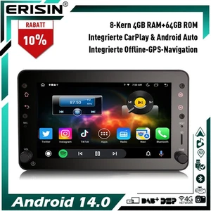 8-Kern Autoradio Android 14 GPS Navi CarPlay DAB+Für Alfa Romeo Spider Brera 159 - Bild 1 von 21
