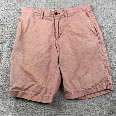 Шорты мужские Banana Republic 31 розовые Emerson с коротким точечным принтом хлопковые китайские повседневные - Изображение 1 из 4