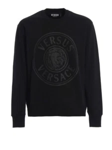 Versus Versace Men's (Unisex)Lion Logo Sweatshirt Black XS NWT AUTHENTIC - Picture 1 of 18