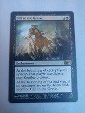 1x Call to the Grave Magic 2012 / M12 NM Black Rare MAGIC MTG CARD x1