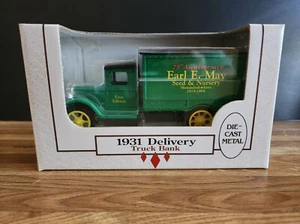 ERTL Die Cast Metal Earl E May Seed & Nursery 1937 Delivery Truck Bank 1/34 USA - Picture 1 of 4