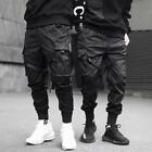 Men's Casual Hip Hop Harem Pants Trousers Cargo Joggers Streetwear Multi Pockets