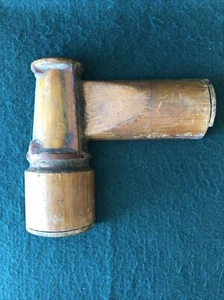 Vintage Wooden Foundry Mold Pattern Pipe Form Casting, Steampunk, Retro, DIY - Picture 1 of 6