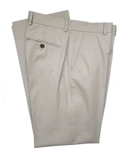 EXPRESS Producer Pants Beige Chinos Flat Front Men's Size 30 X 30 - Picture 1 of 2