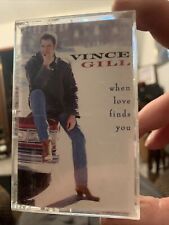 VINCE GILL When Love Finds You Cassette Tape VG+ 1994 Country Music Soft Rock