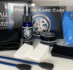 ALL-PRO Premium Sports Card Cleaning Kit Spray Polish 1 Bonus Card In Every Box! - Picture 1 of 12