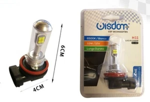 Z Bombilla Lámpara Faros Auto 8 Led H11 10W 12V 6500K Luz Blanca WIS - Imagen 1 de 1