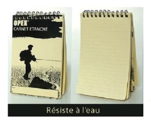 Notebook Waterproof OPEX Pm 50 Pages 75 130MM Army Hiking - Picture 1 of 1