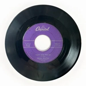 FRANK SINATRA-CAN I STEAL A LITTLE LOVE/YOUR LOVE FOR ME-1956 7” 45RPM VINYL CAP - Picture 1 of 4