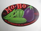 Old Vintage - MO-BO Produce Co. - Vegetable LABEL - POMPANO BEACH - Florida