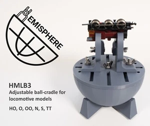 model railway Hemisphere service cradle for Loco OO N HO TT train loco berth - Picture 1 of 11