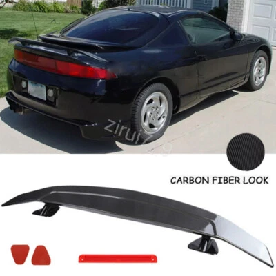 46'' Rear Trunk Spoiler Lip GT Style Carbon Fiber For Mitsubishi Eclipse Coupe Foto 1 de 4