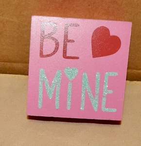 Wooden Love Signs 3" x 3" You Choose Saying Table Decor & Wall Decor 255Q - Picture 1 of 8