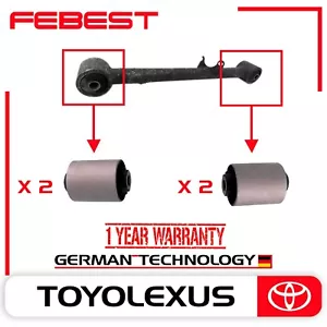 REAR LATERAL LOWER ARM BUSHING FOR TOYOTA 4RUNNER 1990-1995 SET 4PCS OEM QUALITY - Picture 1 of 3