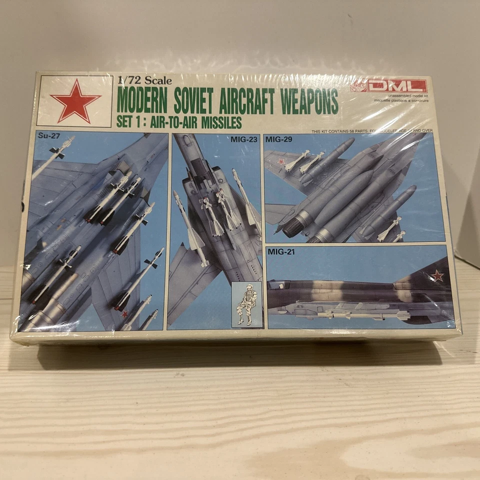 Dragon 1/72 Modern Soviet Aircraft Air to Air Missiles Model Kit 2504 Open Box