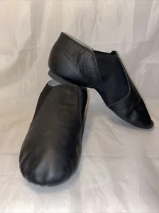 Tanzkurs Damenschuhe mit geteilter Sohle Größe 7 schwarz Leder *O - Bild 1 von 11