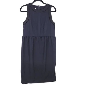 Marni 100% Wool Shift Dress 40 Made In Italy Sleeveless Peplum Black - Picture 1 of 12