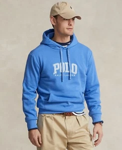 Polo Ralph Lauren Men's Logo Fleece Hoodie Blue Size S MSRP $168 - Picture 1 of 1