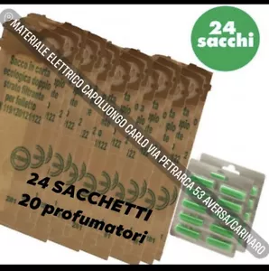 SACCHETTI FOLLETTO VK 120 121 122- 24SACCHETTI 20 PROFUMINI COMPATIBILI VORWERK - Foto 1 di 1