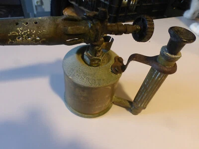 Ancienne lampe à souder en laiton MADE IN SWEDEN   STOCKHOLM - Photo 1/4