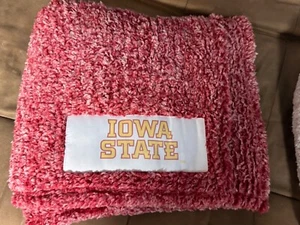 60x50aprx logo IOWA STATE CYCLONES lightweight BLANKET super soft - Picture 1 of 5