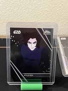 2023 Topps Chrome Black Star Wars #AS-21 Kylo Ren Animated Short Print Case Hit