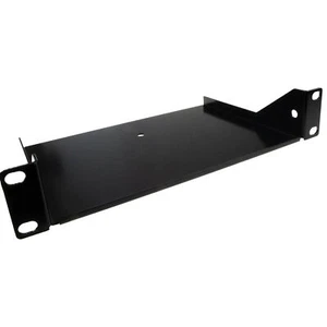 Mini Feste Kragarm Regal 1U 150mm Tiefschwarz für 25.4cm Daten Schrank Rack - Bild 1 von 3