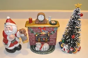 Eddie Walker Babbo Natale Set Notte Prima di Natale Camino Albero Gatto EDIZIONE LIMITATA 4 pz - Foto 1 di 12