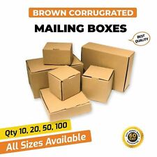 Diecut Mailing Box Shipping Carton A4 A5 Small Medium Large Brown Cardboard