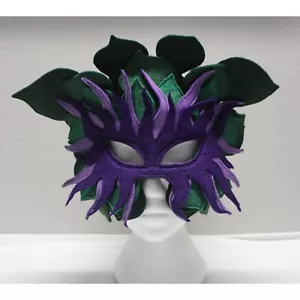 Vintage Mask Hysteria by Maureen Culligan felt carnival festival masquerade mask - Picture 1 of 10