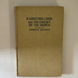 A Christmas Carol The Cricket on the Hearth by Charles Dickens Hardback - Picture 1 of 8