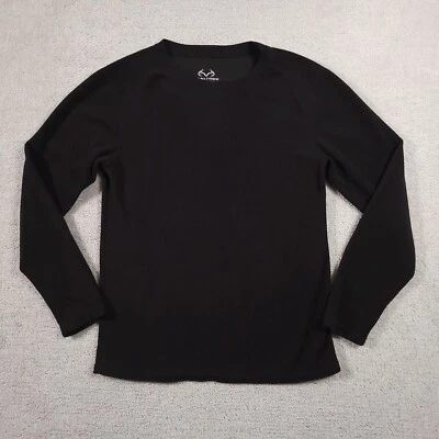 Realtree Fleece Shirt Women's Large 12-14 Black Long Sleeve Layer Warm Outdoor - Image 1 of 4