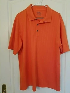 Polo PGA Tour Pro Series usado para hombre (XL/XG) naranja manga corta - Imagen 1 de 5