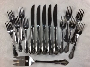 ONEIDA Rogers MANSFIELD Mixed Lot 0f Forks Knives 16 Pieces VGUC - Picture 1 of 8