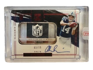 2022 Impeccable 1oz Silver Bar Alec Pierce 3/19 RC Auto Rookie Sealed By Panini! - Picture 1 of 6
