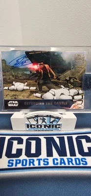 2018 topps archives star wars John Boyega 1/1 one of one autograph - Image 1 of 2