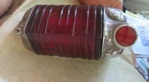 1940’s Chrysler Tail Light Red Lens Housing Chrome Sedan 13709 Plymouth - Picture 1 of 6