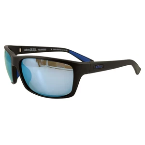 Revo RE1137 Rebel Mens Plastic Wrap Polarized Sunglass 01 Matte Black 64-15 - Picture 1 of 5
