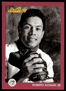 1991 Studio #131 Roberto Alomar Toronto Blue Jays - Picture 1 of 2
