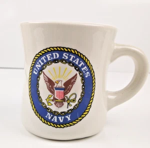Vintage US Navy Nauticus National Maritime Center Kaffeebecher Tasse - Bild 1 von 6