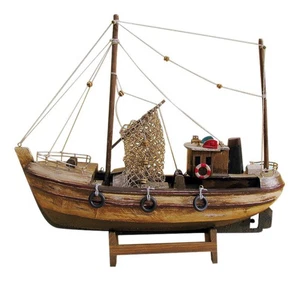 Kutter Modellschiff aus Holz 30 x 27,5 cm Sea-Club - Bild 1 von 1