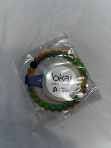 Large Make A Wish/Friendship Lokai Silicone Bracelet - Picture 1 of 1