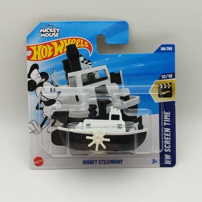 Hot Wheels Disney Steamboat – Bateau Mickey Mouse Classic - 2025 - 1:64 – Neuf - Photo 1/4