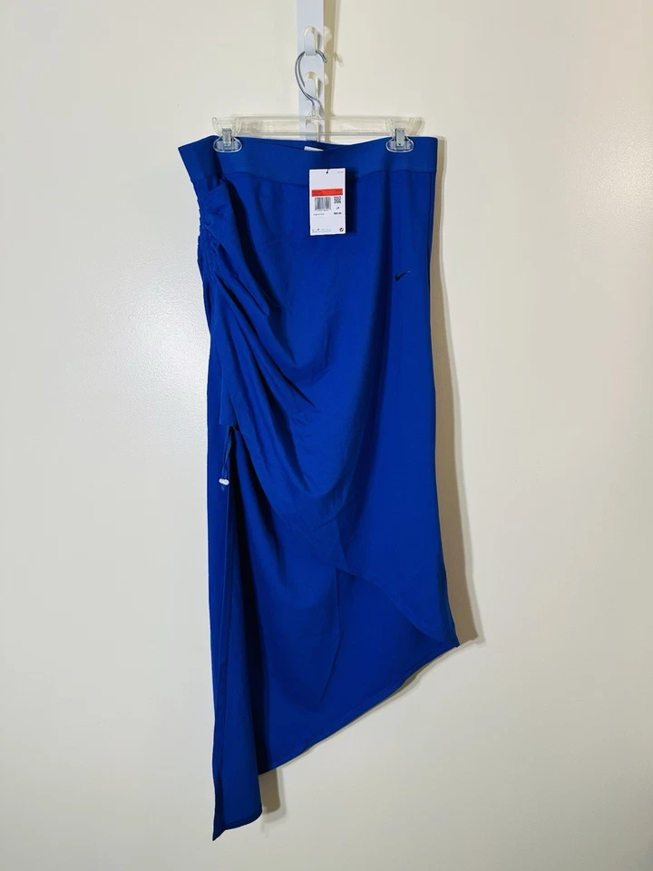 Nike x Serena Williams “Blue” High-Waisted Maxi Skirt HF9604-480 Women’s Medium