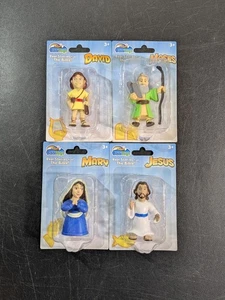 Giocattoli Bibbia Figure PVC Storie Reali Maria Gesù Mosè e Davide Set Completo di 4  - Foto 1 di 17